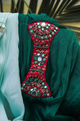 choker neck dupatta